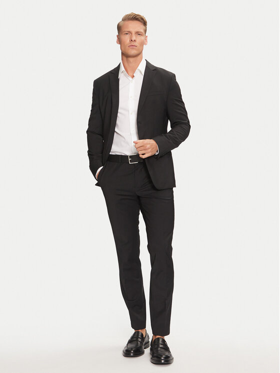 BOSS Boss Marškiniai H-Hank-Kent-C1-214 50469345 Balta Slim Fit