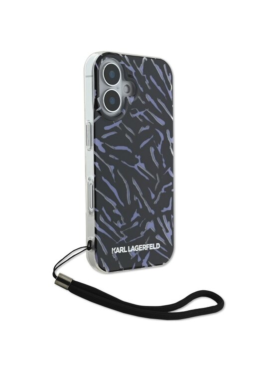 KARL LAGERFELD KARL LAGERFELD Etui na telefon Apple iPhone 16 Plus Fioletowy