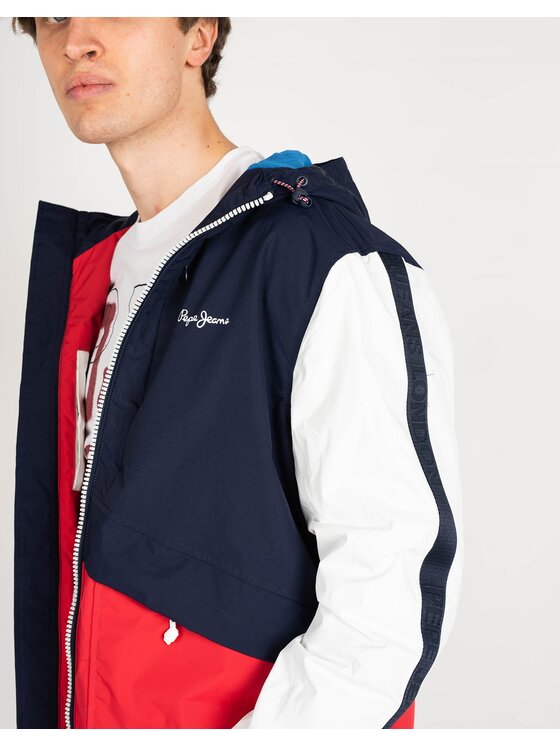 Pepe Jeans Pepe Jeans Μπουφάν μεταβατικό PM402400 | Anthony Λευκό Regular Fit