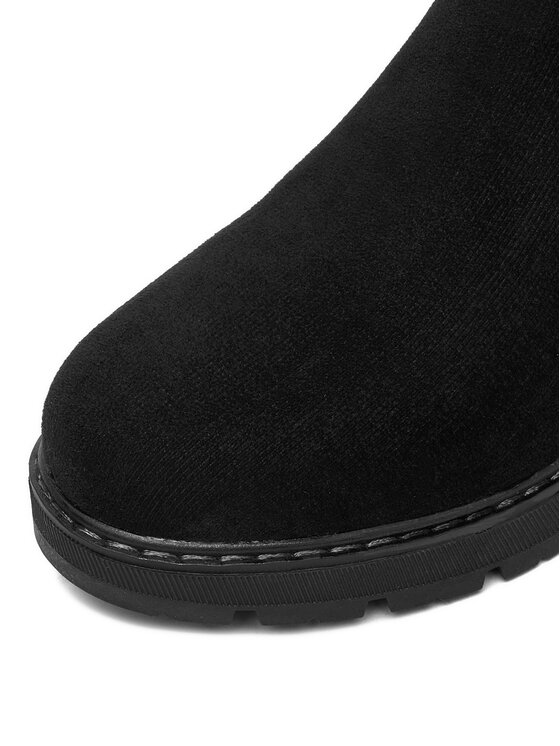 DeeZee DeeZee Čizme V2222-1 Crna