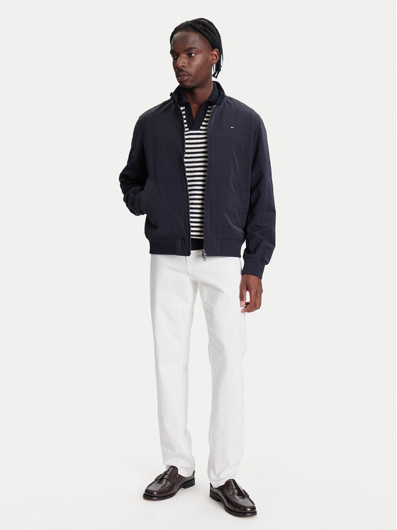 Tommy Hilfiger Tommy Hilfiger Μπόμπερ μπουφάν Harrington MW0MW39637 Σκούρο μπλε Regular Fit