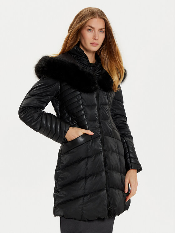 Guess Puhovka New Oxana W4BL61 WGLZ0 Črna Regular Fit