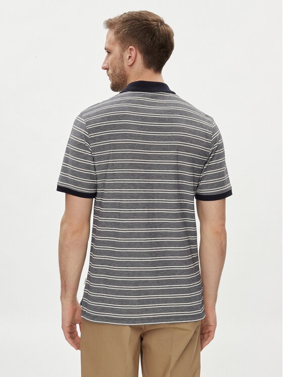 Jack&Jones Jack&Jones Тениска с яка и копчета Bluwin 12170931 Сив Regular Fit