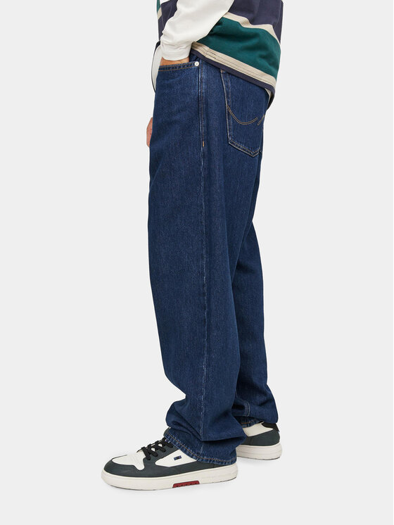 Jack&Jones Jack&Jones Jeans hlače Eddie 12249028 Mornarsko modra Loose Fit