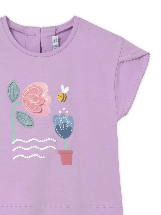 Mayoral Mayoral T-shirt 1087 Viola Regular Fit