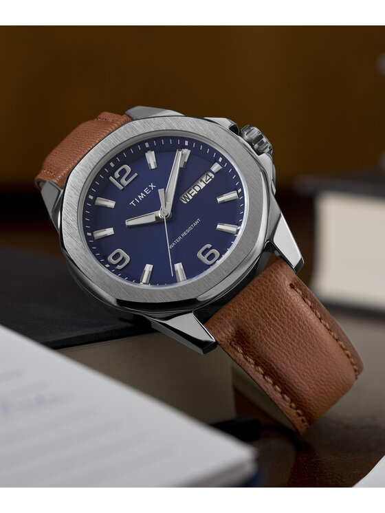 Timex Timex Hodinky TW2W92800 Hnědá
