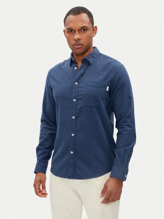 Pepe Jeans Pepe Jeans Marškiniai Aaron PM308804 Mėlyna Regular Fit
