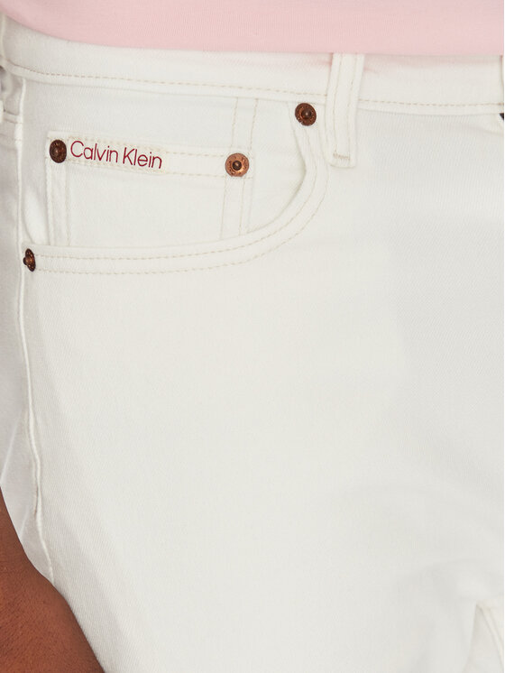 Calvin Klein Jeans Calvin Klein Jeans Džinsai LV04LB781G Balta Straight Fit