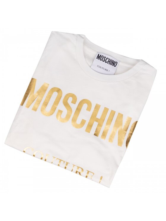 MOSCHINO MOSCHINO T-Shirt J0707 5240 1002 Bílá Regular Fit