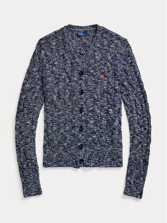 Polo Ralph Lauren Polo Ralph Lauren Kardigán 211947926002 Sötétkék Slim Fit
