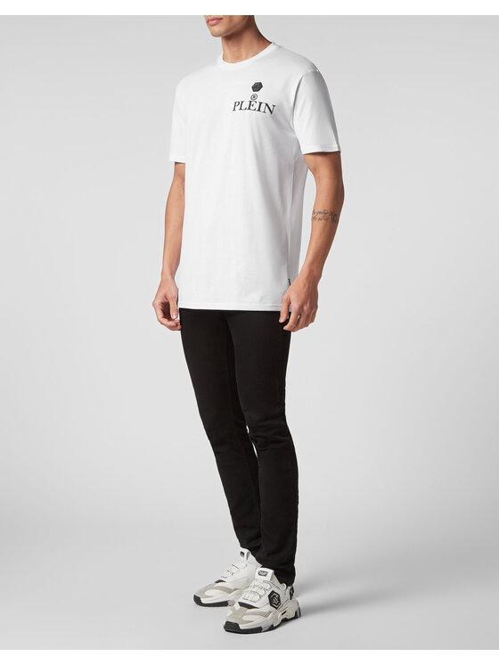PHILIPP PLEIN PHILIPP PLEIN T-shirt 797 Bianco Regular Fit
