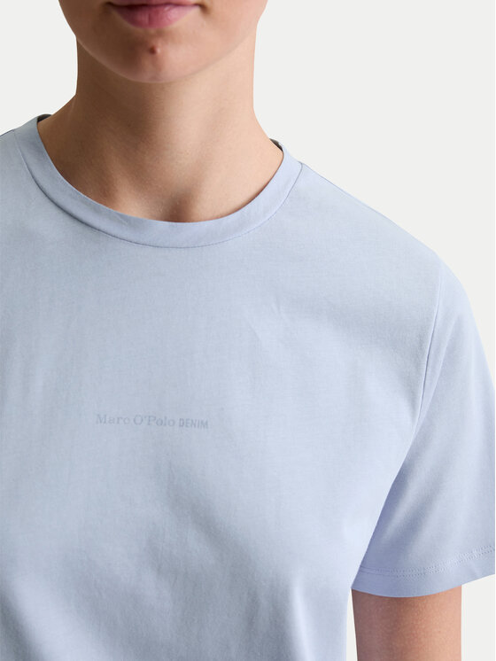 Marc O'Polo Denim Marc O'Polo Denim T-Shirt 500 0006 452 Světle modrá Regular Fit