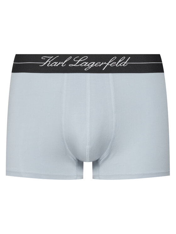 KARL LAGERFELD KARL LAGERFELD Set 3 perechi de boxeri A1M47089 Albastru celest