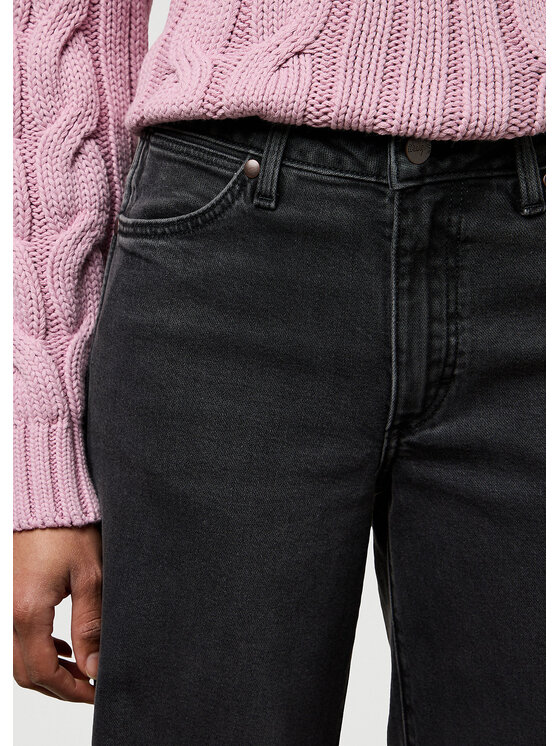 Wrangler Wrangler Jeansy WORLDWIDE Czarny Loose Fit