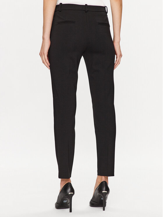 PINKO Pinko Pantaloni din material Bello 100155 A15M Negru Slim Fit