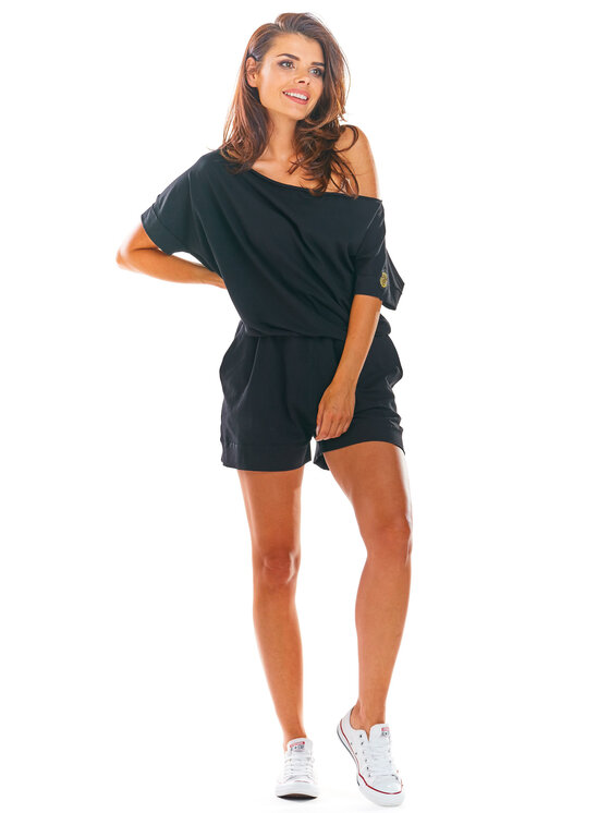 Infinite You Infinite You Kombinezon M212 Czarny Basic Fit