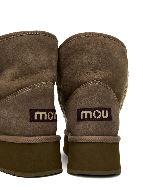 Mou Mou Μπότες Χιονιού MU.FW681010A Γκρι