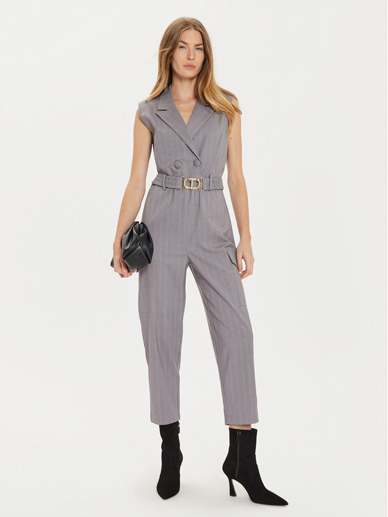 TWINSET TWINSET Ολόσωμη φόρμα 242TP2280 Γκρι Regular Fit