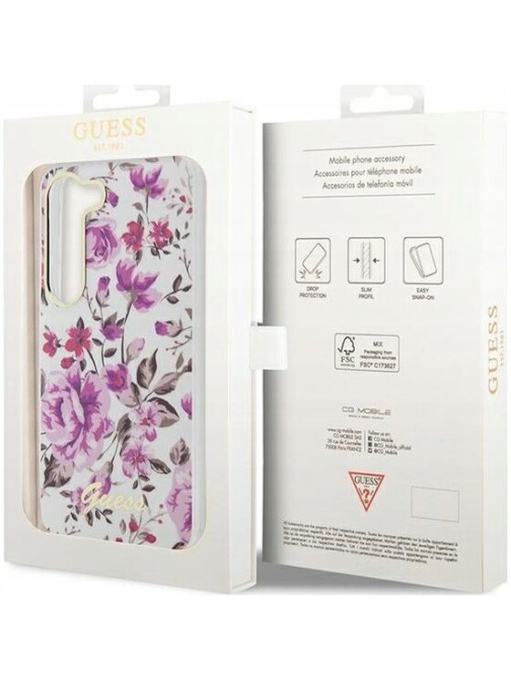 Guess Guess Etui na telefon Flower Kolorowy