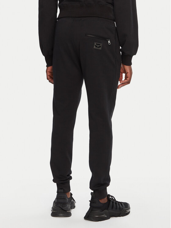Dolce&Gabbana Dolce&Gabbana Долнище анцуг GVXQHT G7F2G Черен Regular Fit