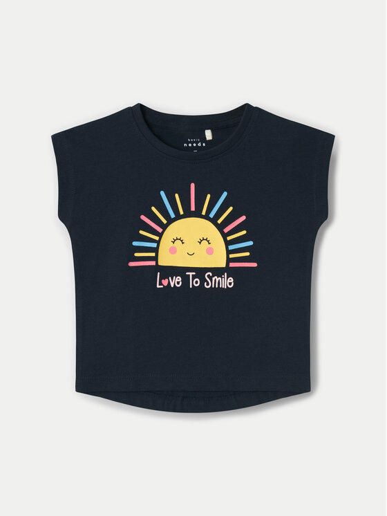 NAME IT NAME IT T-shirt Vigea 13228175 Blu scuro Regular Fit