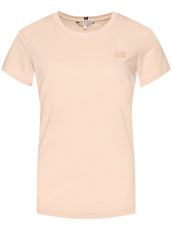 Tommy Hilfiger Tommy Hilfiger T-Shirt Cindy WW0WW28337 Pomarańczowy Regular Fit