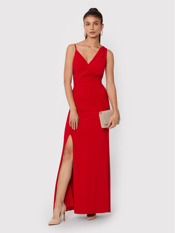 Joseph Ribkoff Joseph Ribkoff Vakarinė suknelė 223714 Raudona Slim Fit