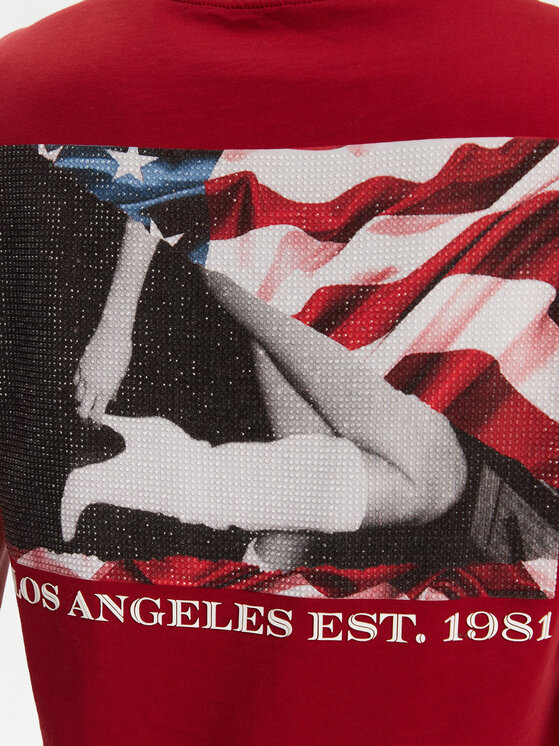 Guess Guess T-krekls W5RI04 I3Z14 Sarkans Regular Fit