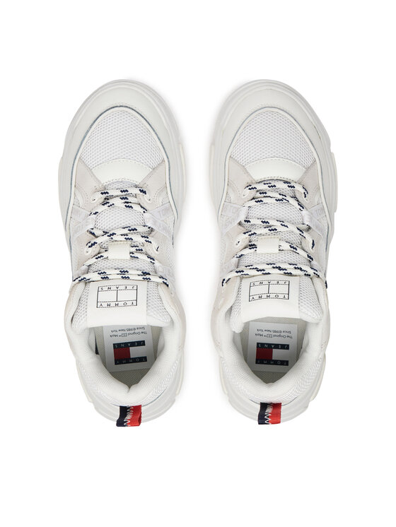 Tommy Jeans Tommy Jeans Laisvalaikio batai Tjw Hybrid Runner EN0EN02619 Balta