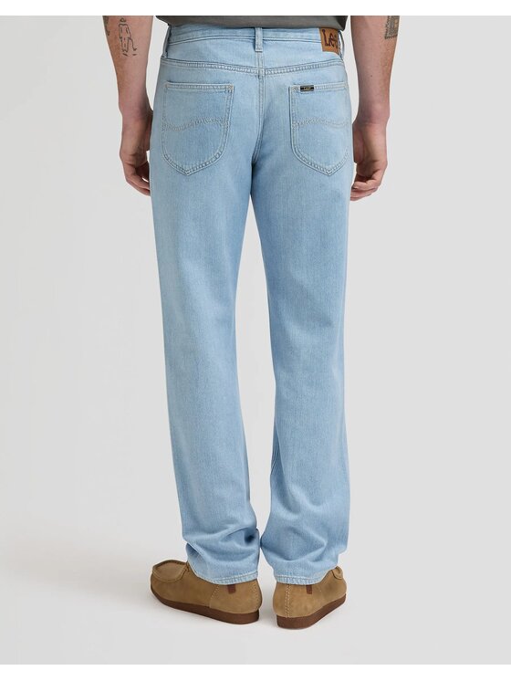 Lee Lee Jeansy 112376404 Niebieski Regular Fit
