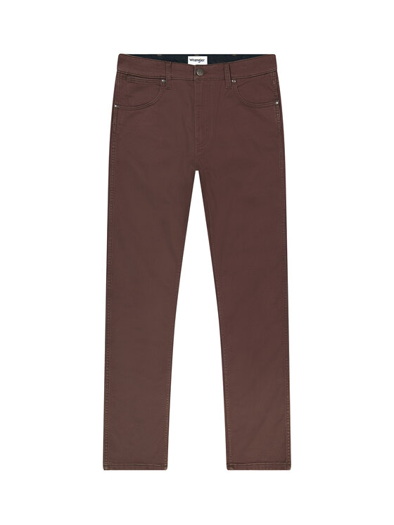 Wrangler Wrangler Jeansy GREENSBORO Brązowy Straight Fit
