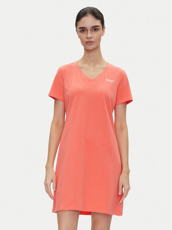 DKNY Sport DKNY Sport Každodenní šaty DP5D4902 Korálová Regular Fit