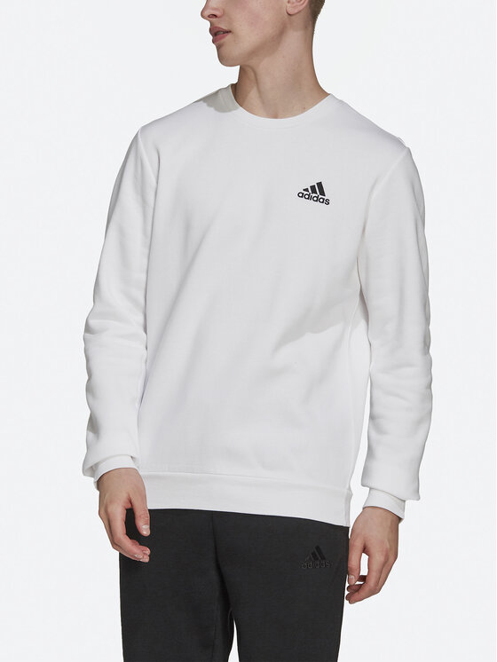 Felpa adidas corta bianca store
