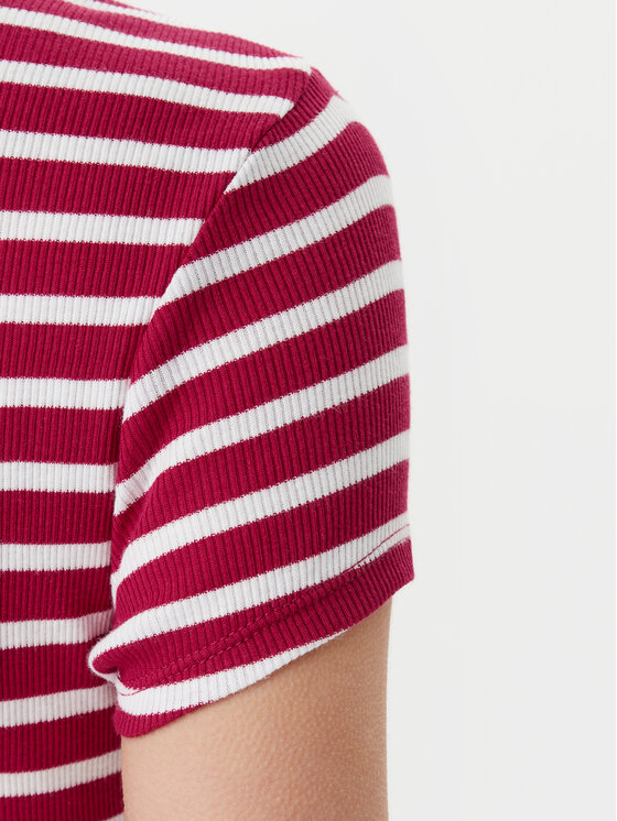 Tommy Jeans Tommy Jeans T-särk DW0DW19502 Roosa Slim Fit