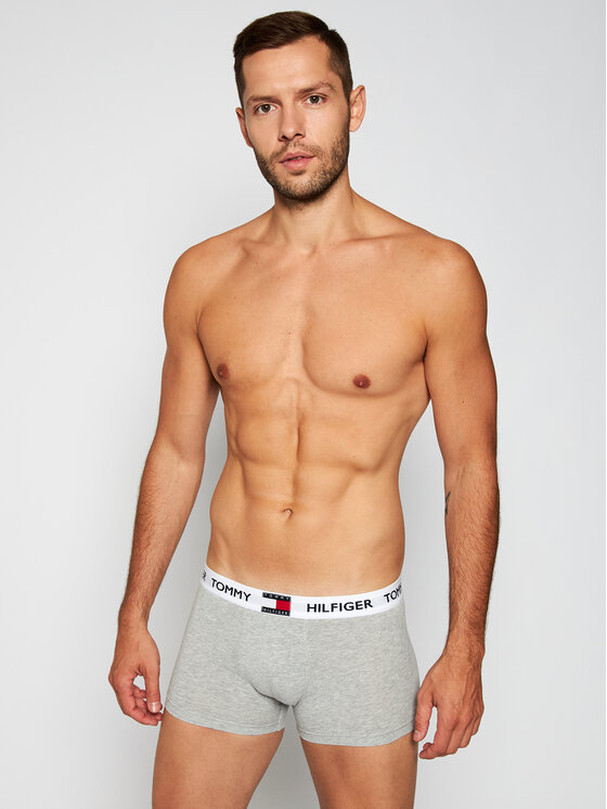 Tommy Hilfiger Boxerky UM0UM01810 Sivá