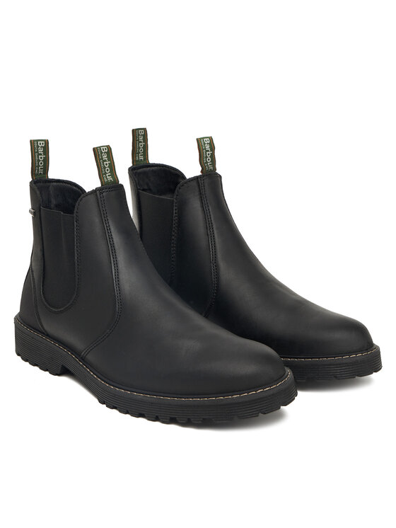 Barbour Barbour Kotníková obuv s elastickým prvkem Patton MFO0771BK12 Černá