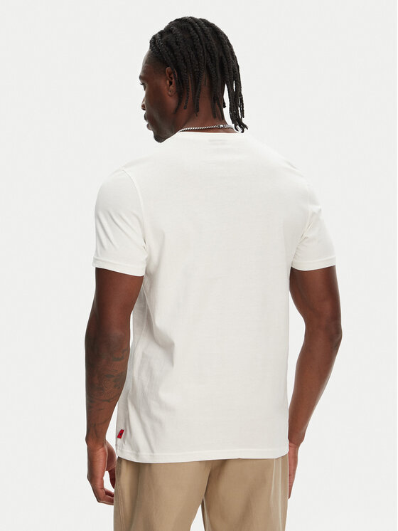 Robe di Kappa Robe di Kappa T-krekls Dorel 64131EW Écru Regular Fit