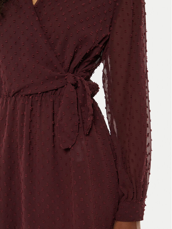 ONLY ONLY Rochie de zi Tiva 15224789 Vișiniu Regular Fit