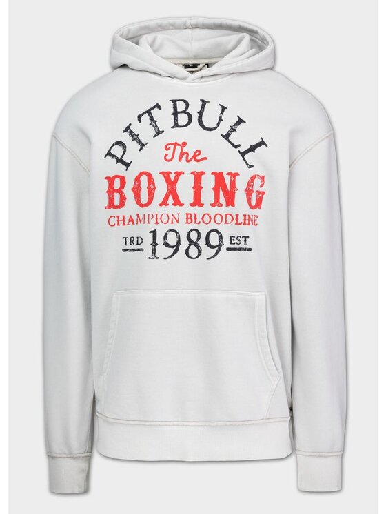 PITBULL PITBULL Bluza Washed CHAMPION BLOODLINE Biały Regular Fit