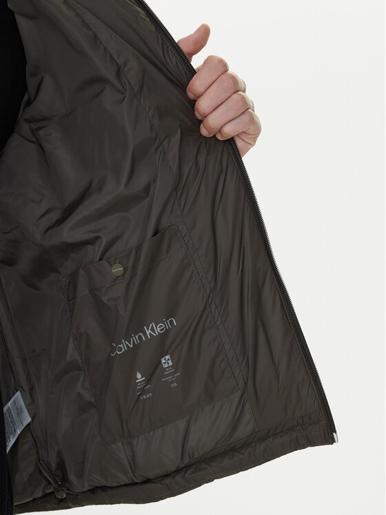 Calvin Klein Calvin Klein Vatovaná bunda LV04LD529G Hnědá Regular Fit