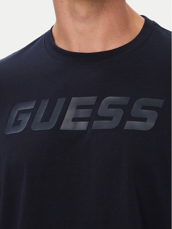 Guess Guess Tričko Z6YI26 K5090 Tmavomodrá Regular Fit