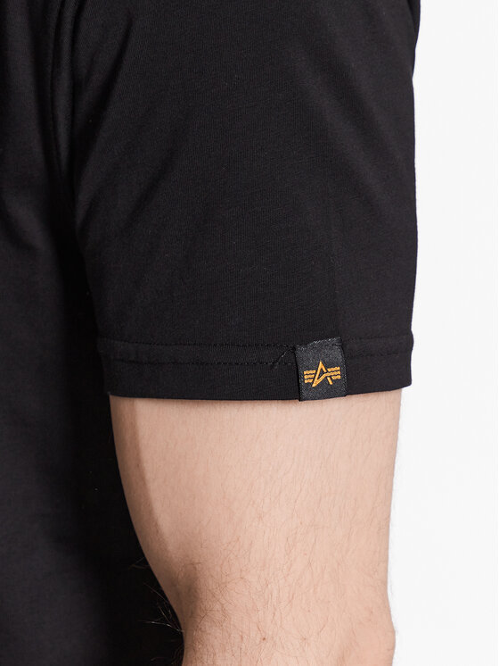 Alpha Industries Alpha Industries Komplet t-shirtów Alpha Label 118534 Czarny Regular Fit