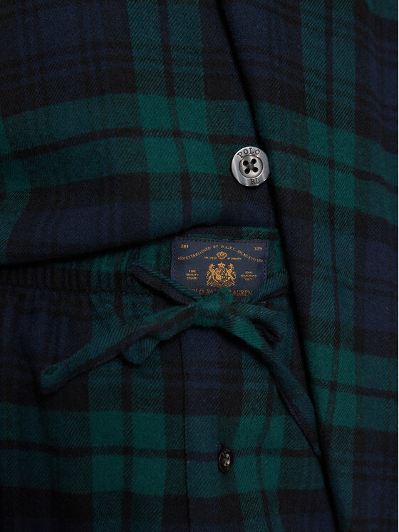 Polo Ralph Lauren Polo Ralph Lauren Pidžama 714915985002 Zelena Regular Fit