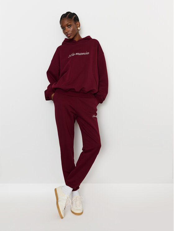 La Mania La Mania Bluza ROCKY Bordowy Active Fit