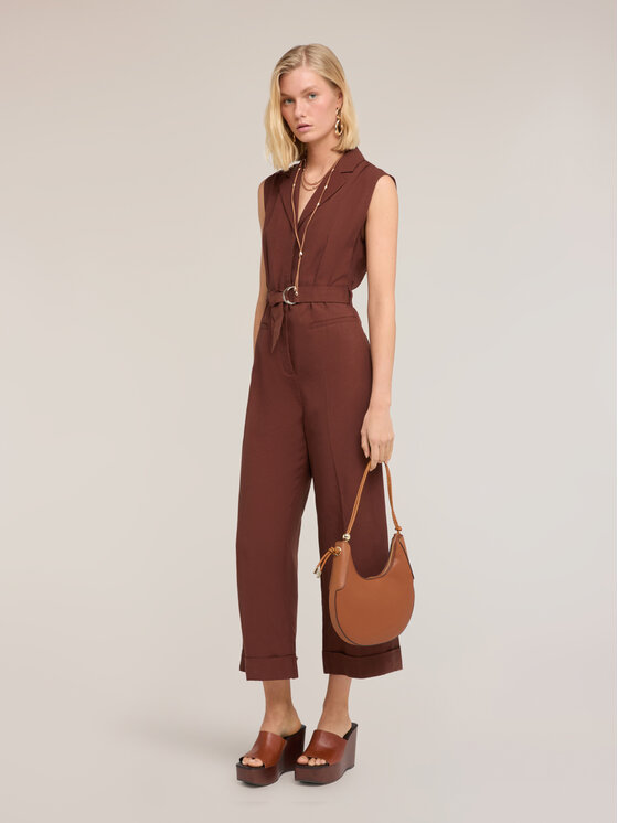 Motivi Motivi Vestito da giorno 7031Q003565N0S2 Marrone Regular Fit