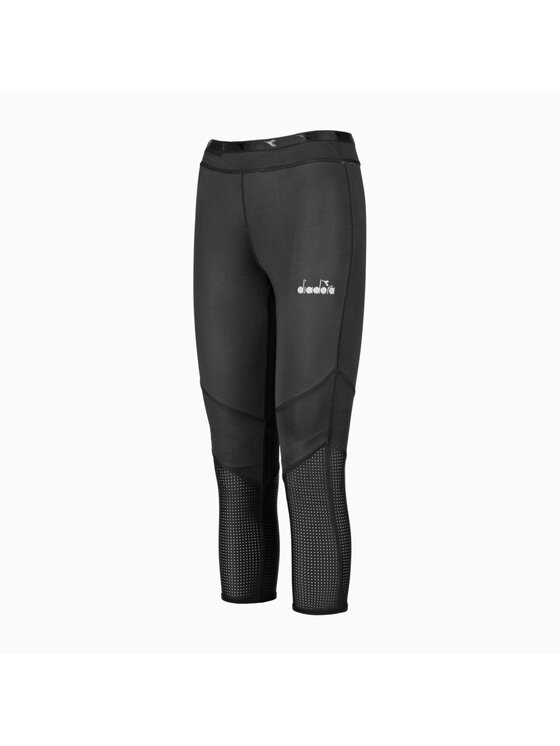 Diadora Diadora Legginsy DIADORA L. 6/8 REVERSIBLE TIGHTS BE ONE Czarny Regular Fit