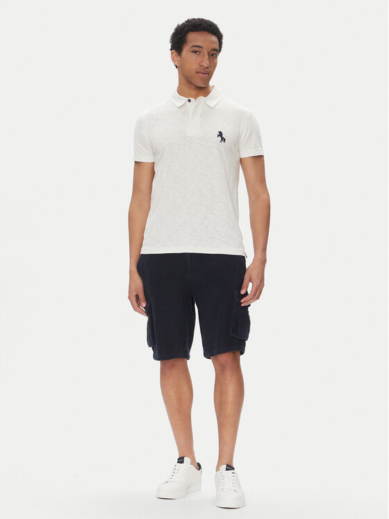 Aeronautica Militare Aeronautica Militare Polo majica 251PO1857J680 Bela Regular Fit