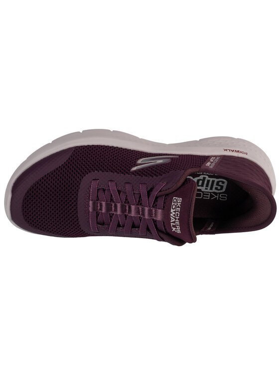 Skechers Skechers Sneakersy Slip-Ins: GO WALK Flex - Grand Entry Bordowy