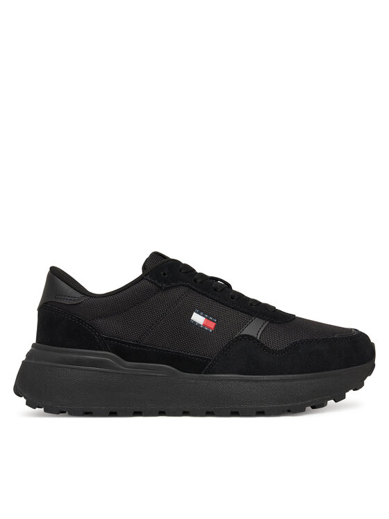 Tommy Jeans Tommy Jeans Sportcipők Modern Runner Mix EN0EN03100 Fekete