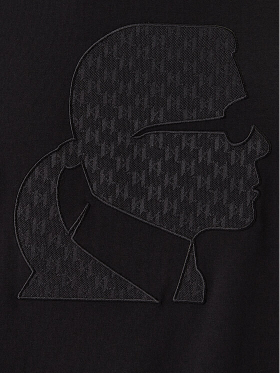 KARL LAGERFELD KARL LAGERFELD T-Shirt 755055 561221 Schwarz Regular Fit